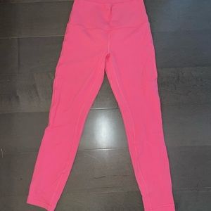 Lululemon Align Leggings 25 in: Neon Pink